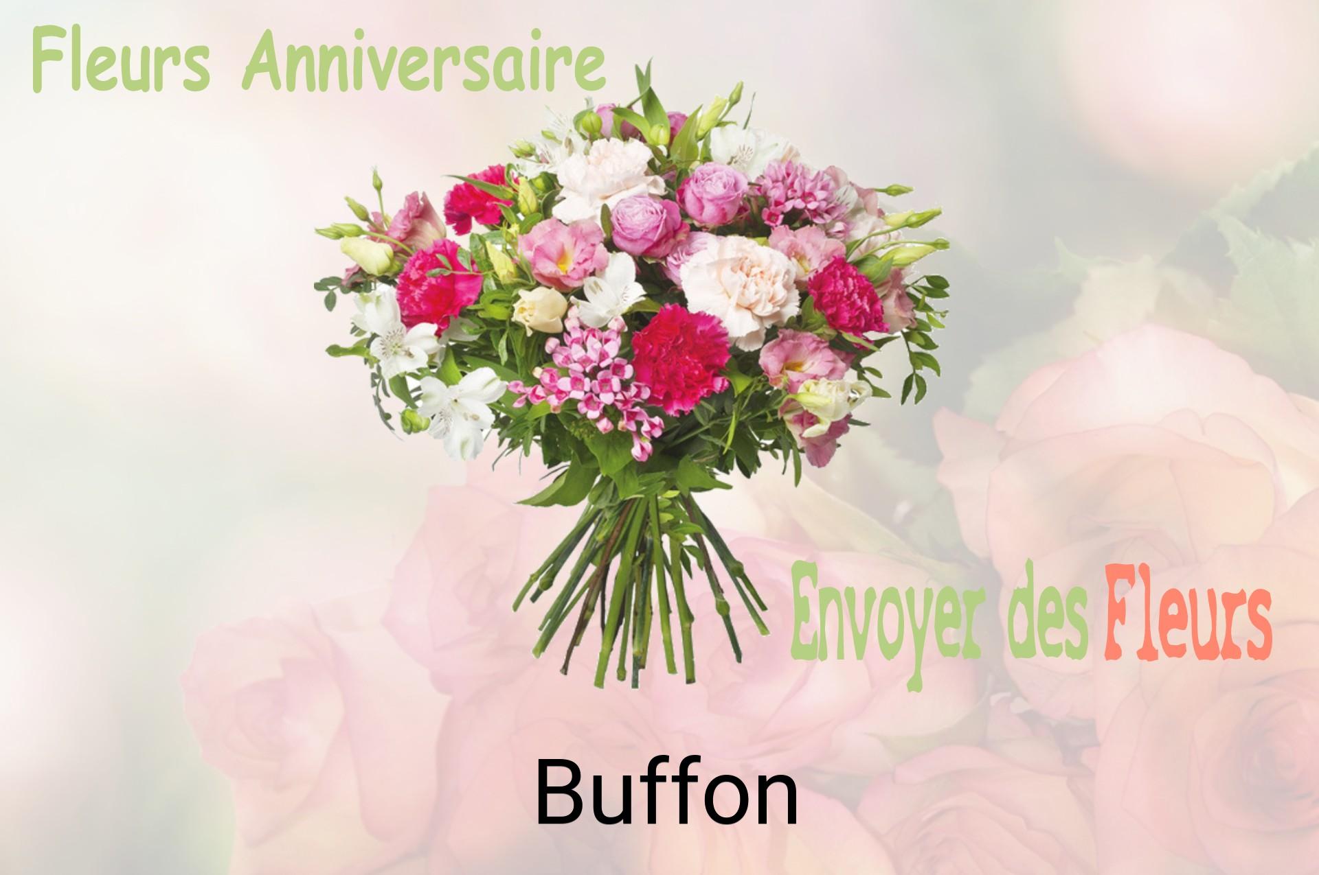Bouquet de fleurs d’anniversaire livré à Buffon